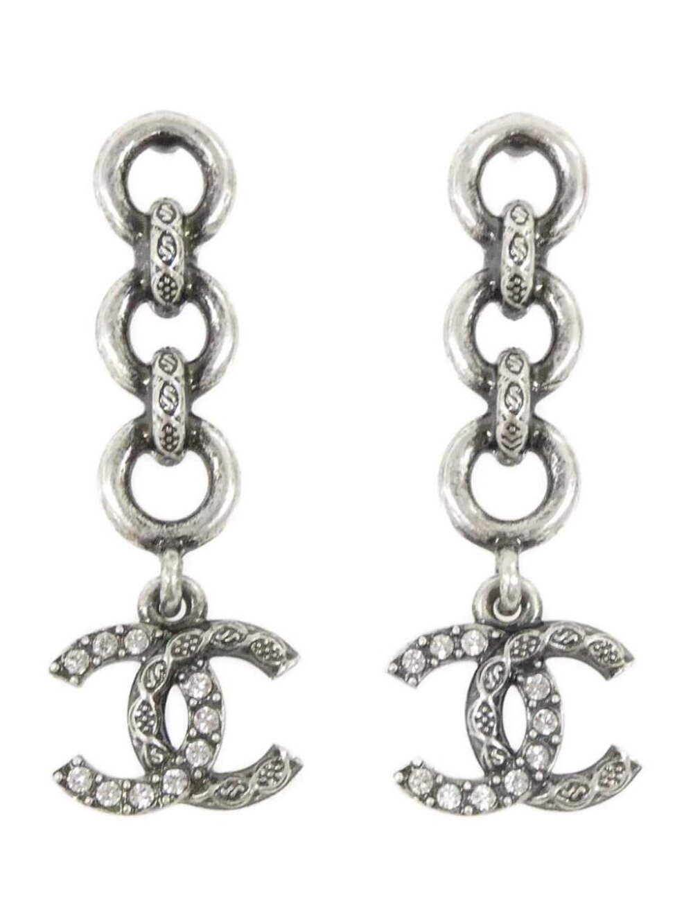 Chanel Earrings Silver